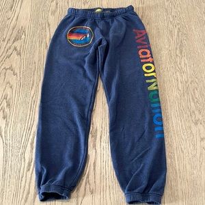Women’s Aviator Nation sweatpants in navy size small